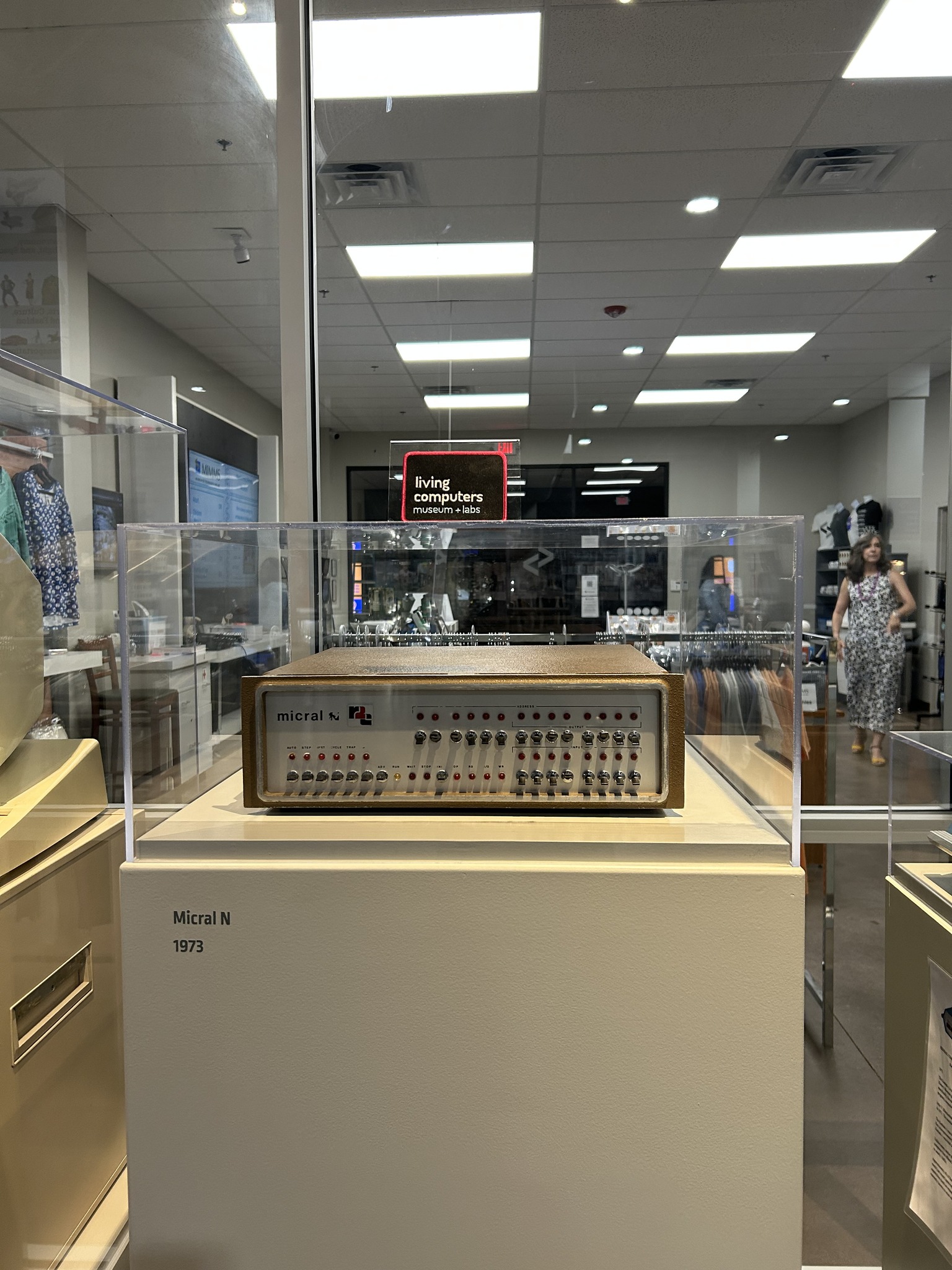 Historic computing artifact from the former Living Computers Museum collection now displayed at Mimms Museum