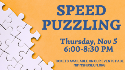 Speed Puzzling at Mimms Museum